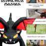 _Kalolary 6 Feet Halloween Inflatable Black Cat with Bat Wings Decoration Outdoor Built-in LEDs for Halloween Yard Garden Decorations Shopping Centre Party Decoration Image 6