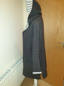 Zara dark grey coatigan uk 8-10