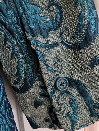 DKNY Size 10-12 Ladies Teal Coat