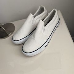 Trainers White Slip on