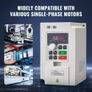 VFD 4HP, 3KW, 14A, 1 or 3 Phase AC 220V Input to 3 Phase AC 0-220V Output Variable Frequency Drive, 50/60Hz Input, 0-2000Hz Output VFD for Spindle Motor Speed Control Image 5