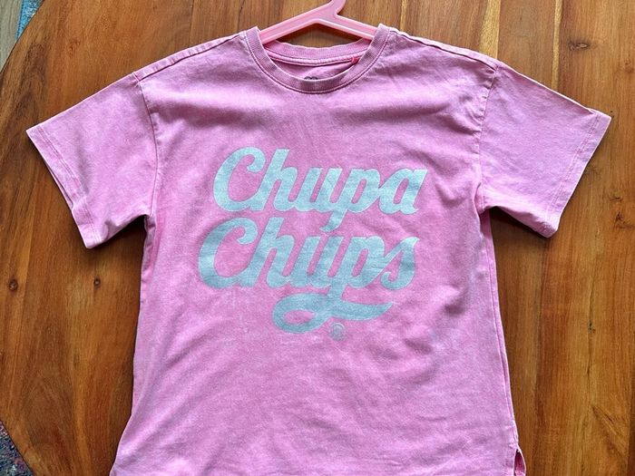Chupa Chups Patchwork Shirt - Strawberry