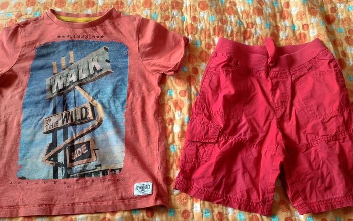 Large bundle boys clothes age 5 to 6 years.