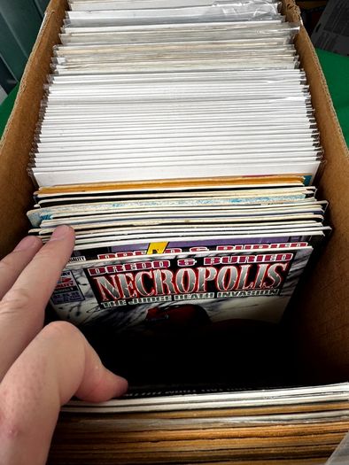 Indie Long Comic Box w 325 Comics for Sale