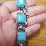 Bracelet with a blue stone. Image 2