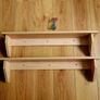 Wall Shelves Set of Two Light Wood-Effect Image 6
