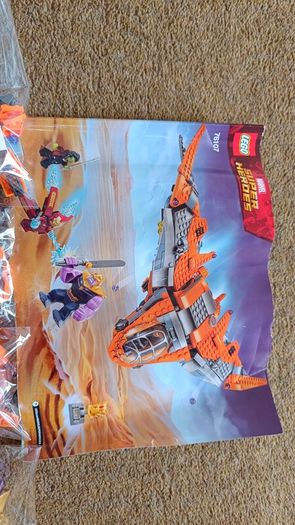 Lego 76107 Thanos Ultimate battle and 76102 Thor's weapon quest  in one