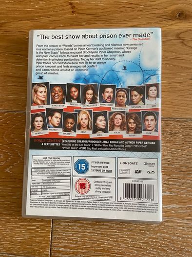 Orange is the New Black Season 1 DVD's