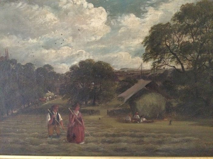 Art- Original Oil on Canvas 19th Cent.