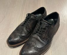 ECCO Vitrus Brogue Dress Shoes UK size 7