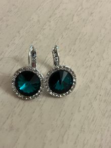 Green Stone Earrings