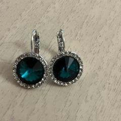 Green Stone Earrings
