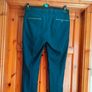 Men's 2 piece, Travis, jacket and trousers Teal suit. Slim fit. Worn oncen Image 8