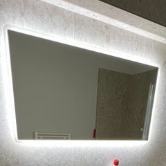 Rectangular Heated Bathroom Mirror with Led Lights 1200 x 600