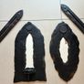 Handcrafted Irish Slate Wall Mirror Set, Paul Barry Slate Artist Image 2