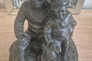 Rare Signed Jeanne Rynhart Limited Edition Bronze "Old Sailor &amp; Boy" (E/750)