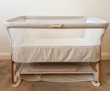 Mamas & Papas Lua Bedside Crib - Fawn