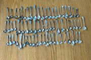 Antique Small Condiment Spoons x 66