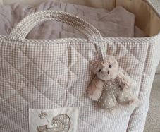Beautiful Large Quilted Nappy/Storage Bag.