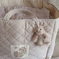 Beautiful Large Quilted Nappy/Storage Bag.