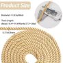 Brand New GORGECRAFT 18M Twisted Cord 8mm Polyester Twist Lip Twine Decorative Braided Rope Image 2