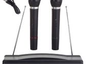 New Karaoke Set With 2 Pcs Wireless Microphone Station Player Music Party #1233