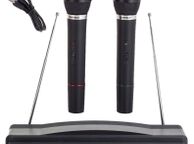 main image for ad New Karaoke Set With 2 Pcs Wireless Microphone Station Player Music Party #1233