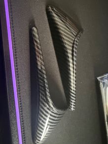 tesla camera cover carbon