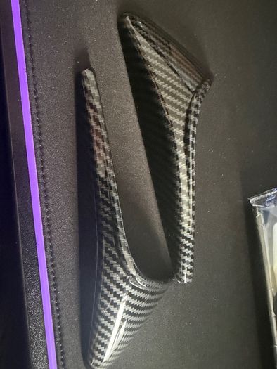 tesla camera cover carbon