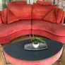 Living room / Sunroom couch and arm chairs red Image 2