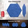 NEW SALE | 12 Pack Hexagon Acoustic Panels Self-adhesive, 30x26x0,9cm High Density Sound Proof Panels Image 4