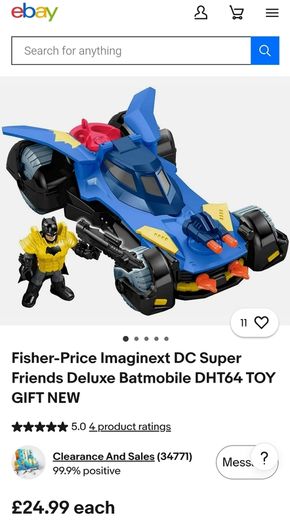 IMAGINEXT Batman Batmobile Vehicles