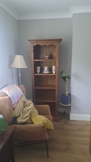 Narrow unit for books/display