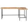 Desk 180x120x76 cm Solid Mango Wood Image 4