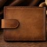 Genuine Leather laser engraved wallet Image 2