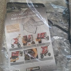 out and about nipper double rain cover