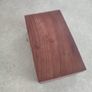 Small Charming Hand Carved Rosewood Box Instracted W / Brass Elephants Used. Image 8
