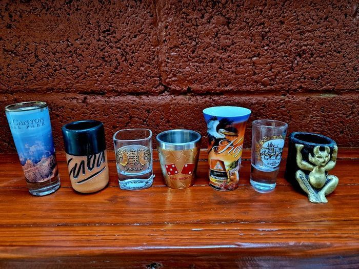 Shot glasses collection