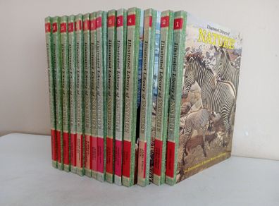 The Illustrated Library of Nature: A Pictorial Encyclopedia of Natural History and Ecology Published by H. S. Stuttman (14 Volumes)