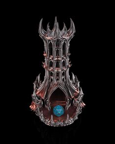Dark Fortress Dice Tower for Dungeons & Dragons | Obsidian Citadel Dice Roller FREE TRACKED SHIPPING