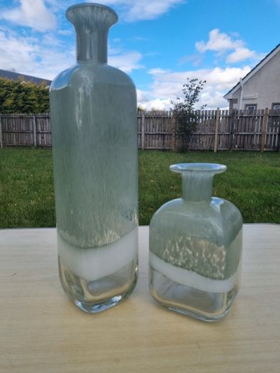 Two Benny Motzfeldt vases for the Norwegian manufacturer Plus