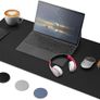 Leather Office Desk Mat, 80CMx40CM Desk Blotter Pad, Waterproof & Non-Slip Writing Mat Mouse Pad, Easy to Clean Desk Cover Protector for Office Home Image 9