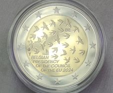 Belgium 2 Euro Base Metals Proof Coin 2024 - EU Presidency