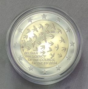 Belgium 2 Euro Base Metals Proof Coin 2024 - EU Presidency
