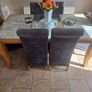 Square Table and 6 Chairs Image 4