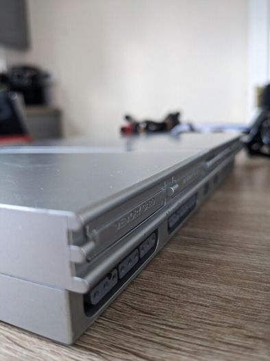 PS2 console with controller