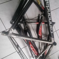 Cannondale and Kuota bike frames and forks