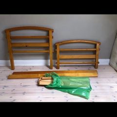 Single Pine Bed