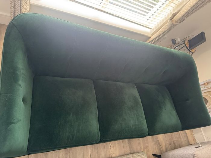 Velvet 3 seaters sofa