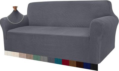 High Stretch Sofa Covers 3 Seater Super Soft Stylish Couch Covers for Dogs Pets Cats Jacquard Spandex Non Slip Sofa Slipcover for Living Room Furniture Protector